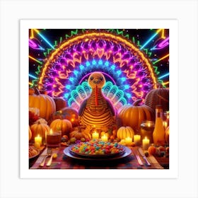 Thanksgiving Dinner 12 Art Print