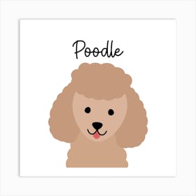 Poodle Art Print