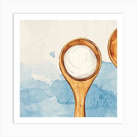 Sugar Spoons Art Print