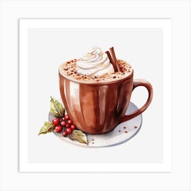Hot Chocolate With Whipped Cream 21 Art Print