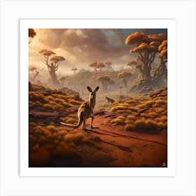 Kangaroo Art Print