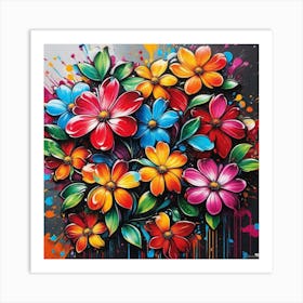 Flowers 8 Art Print