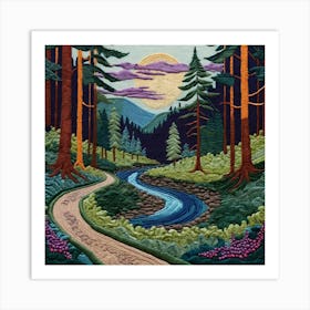 Road To The Forest Art Print