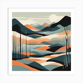 Landscape Painting art print2 Art Print