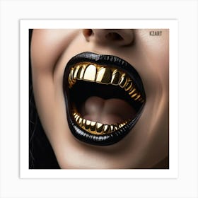 Gold Teeth 4 Art Print