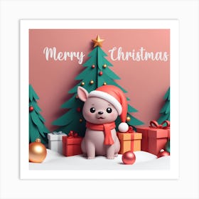 Merry Christmas Art Print