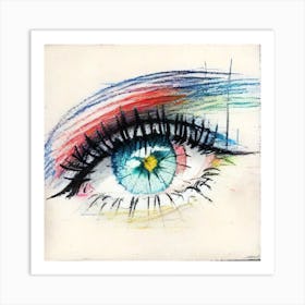 Eye Of The Rainbow 1 Art Print