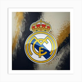 Real Madrid CF Logo Wall Art 9 Art Print