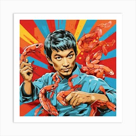 Bruce Lee Canvas Art Art Print