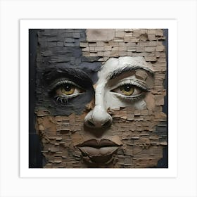 'Face Of A Woman' Art Print