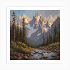 Mountain Stream Art Print