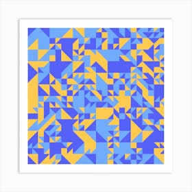 Abstract Geometric Pattern 8 Art Print