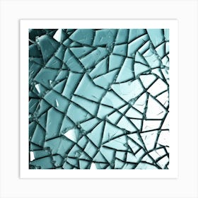 Broken Glass 3 Art Print