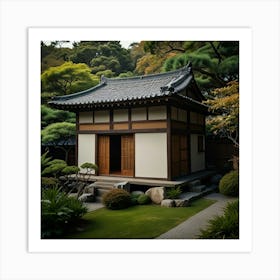 Japanese House Art Print Art Print