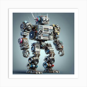 Digital Robot18 Art Print