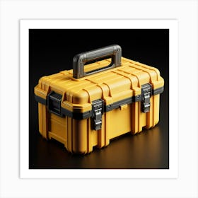 Yellow Tool Case Art Print