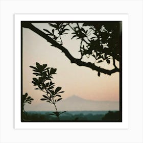 Pretty sky mountain Art Print