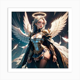 Angel, Person, Person, Person, Person Art Print