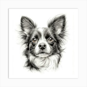 Papillon Art Print