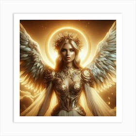 Angel With Wings 4 Art Print