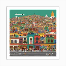 Mexico City Art Print