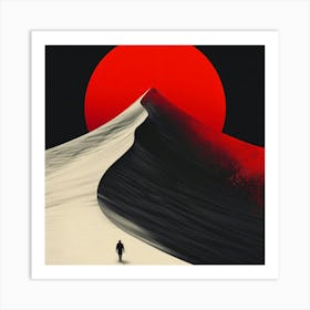 Red Sunset Art Print