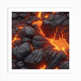 Lava Flow 55 Art Print