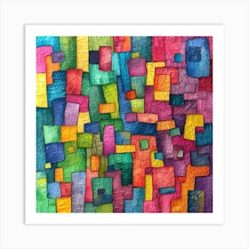 Abstract Painting 13 Art Print