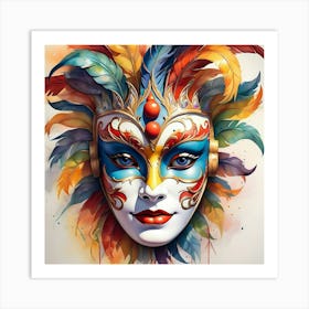 Carnival Mask 5 Art Print