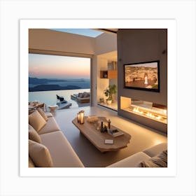 Modern Living Room 3 Art Print