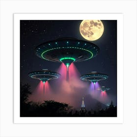 Alien Invation Art Print