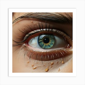 Wet Eye Art Print