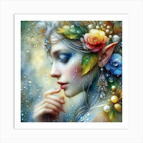 Elven Beauty Art Print