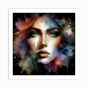 Portrait Of A Woman 78 Art Print