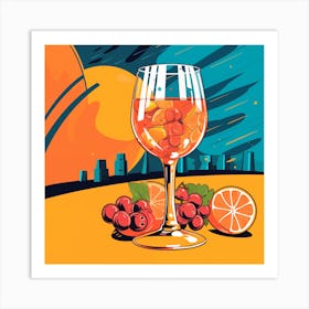 Aperol Spritz Pop Art Art Print