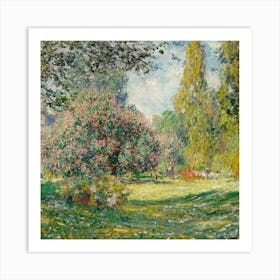 Claude Monet'S Garden 1 Art Print