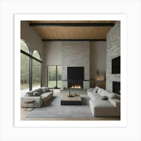 Modern Living Room 17 Art Print