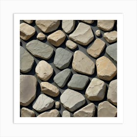 Stone Wall 56 Art Print