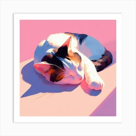 Cat Painting 1 Art Print