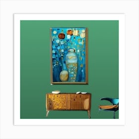 Vase Of Water Art Print