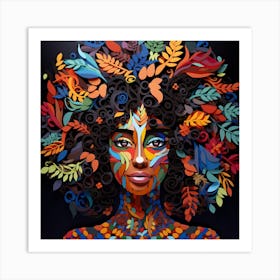 African Woman 12 Art Print