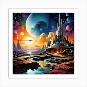 Space City Art Print