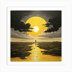 'Sunset' art Art Print