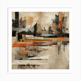 Abstract Cityscape 3 Art Print