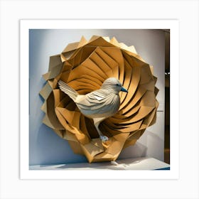 Origami Bird 1 Art Print