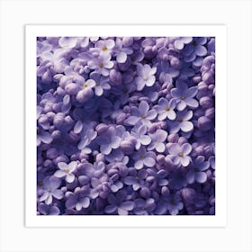 Lilac Flowers Art Print