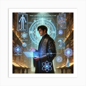 Alaric Elemental Knowledge Art Print