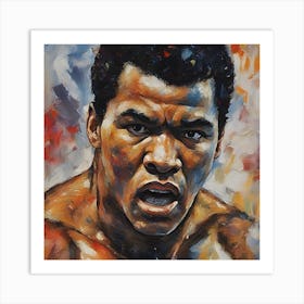 Mohammed Ali Artwork Art Print