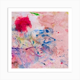 Abstract Watercolor Painting 4 Art Print