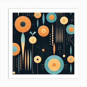 Abstract Background 368 Art Print